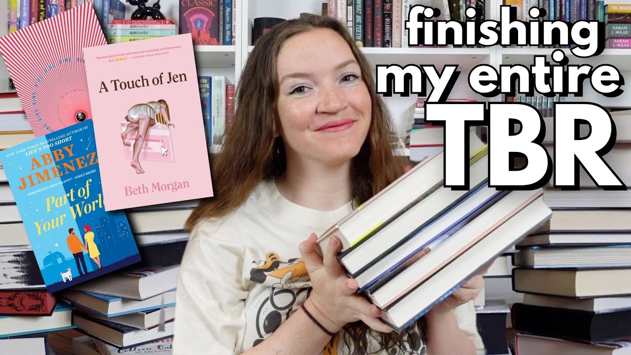 finishing my ENTIRE physical tbr 📚  *reading vlog*