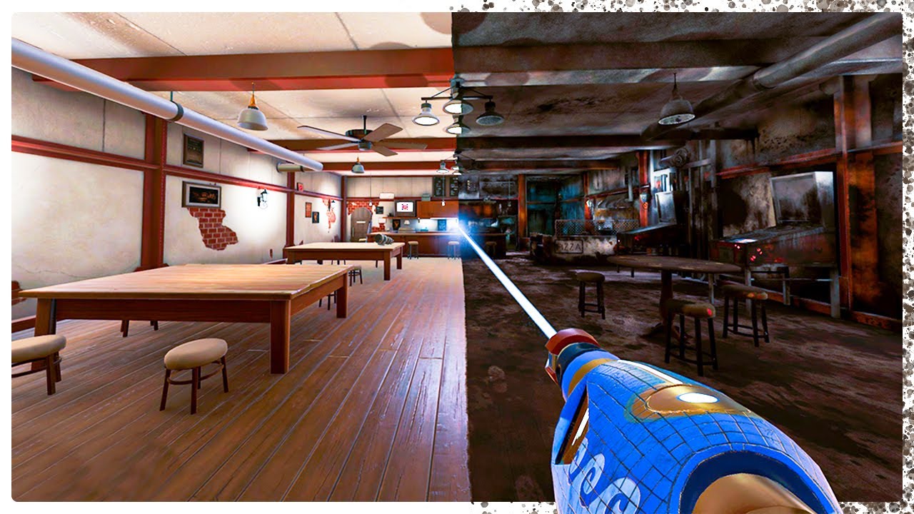 Power Washing Decades of Filth Off of this Abandoned Pub - PowerWash Simulator