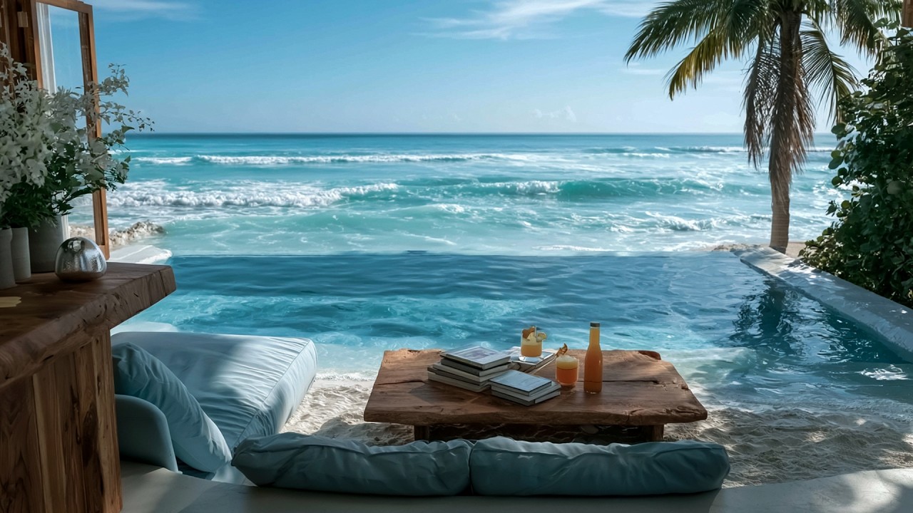 Ocean Vibes Music | Tropical Seaside Deep House & Tropical Chillout Podcast ~ Chill Sunset House