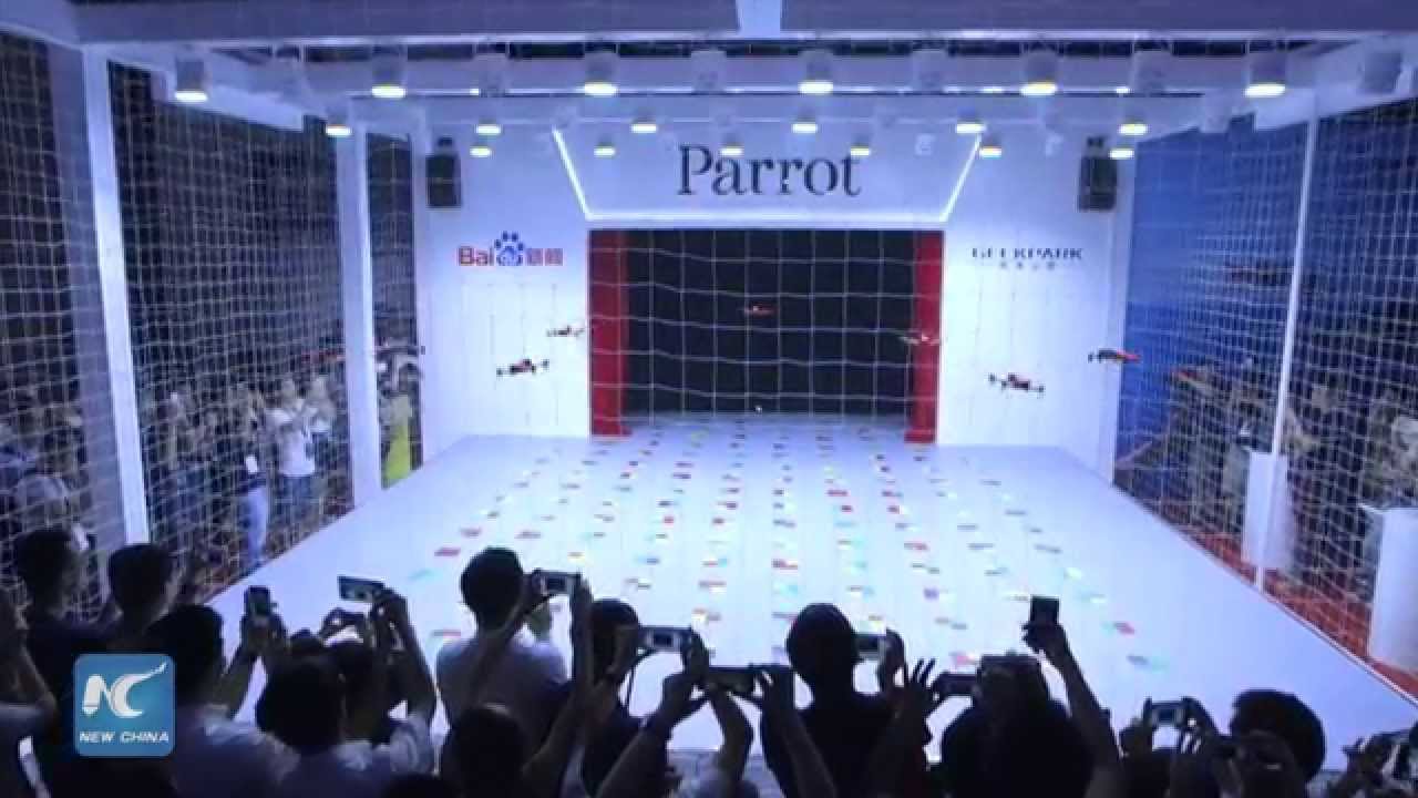 Parrot drones dance