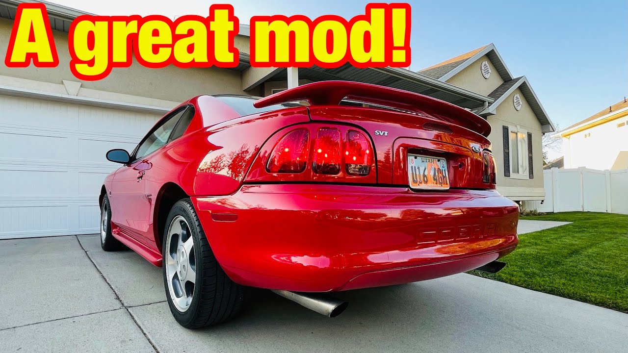 INSTALLING A SEQUENTIAL TAILLIGHT KIT ON MY MUSTANG COBRA