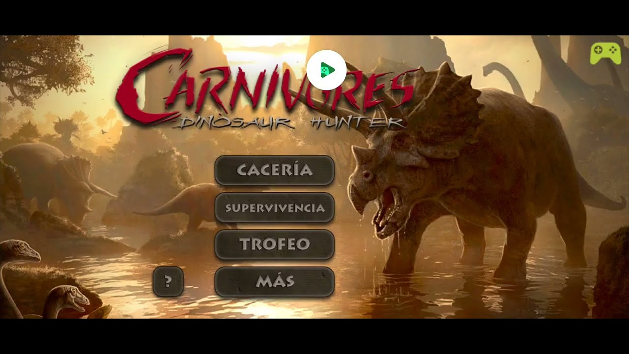 Gameplay de carnivores de Android#carnivoresdinosaurhunter#video 