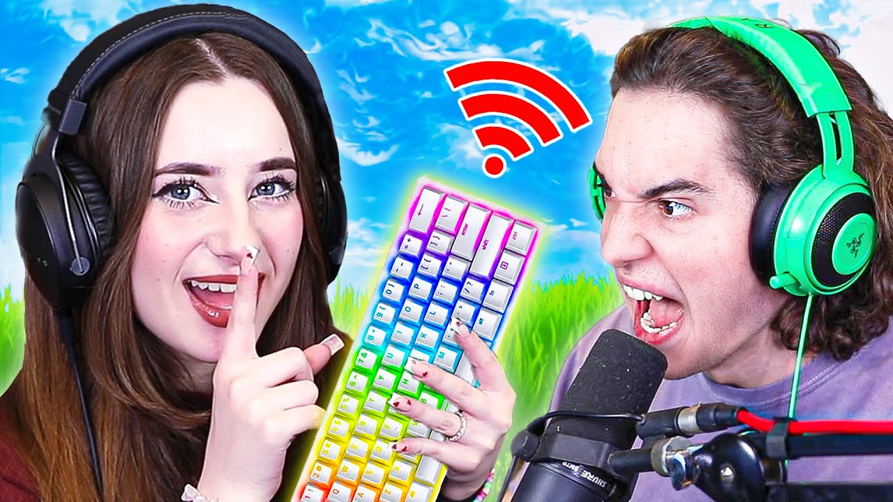Trolling Him With WIRELESS Keyboard (RAGE)