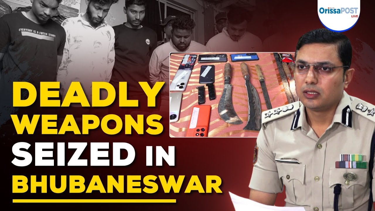 Robbery gang busted in Bhubaneswar | 6 arrested with weapons, chilli powder seized