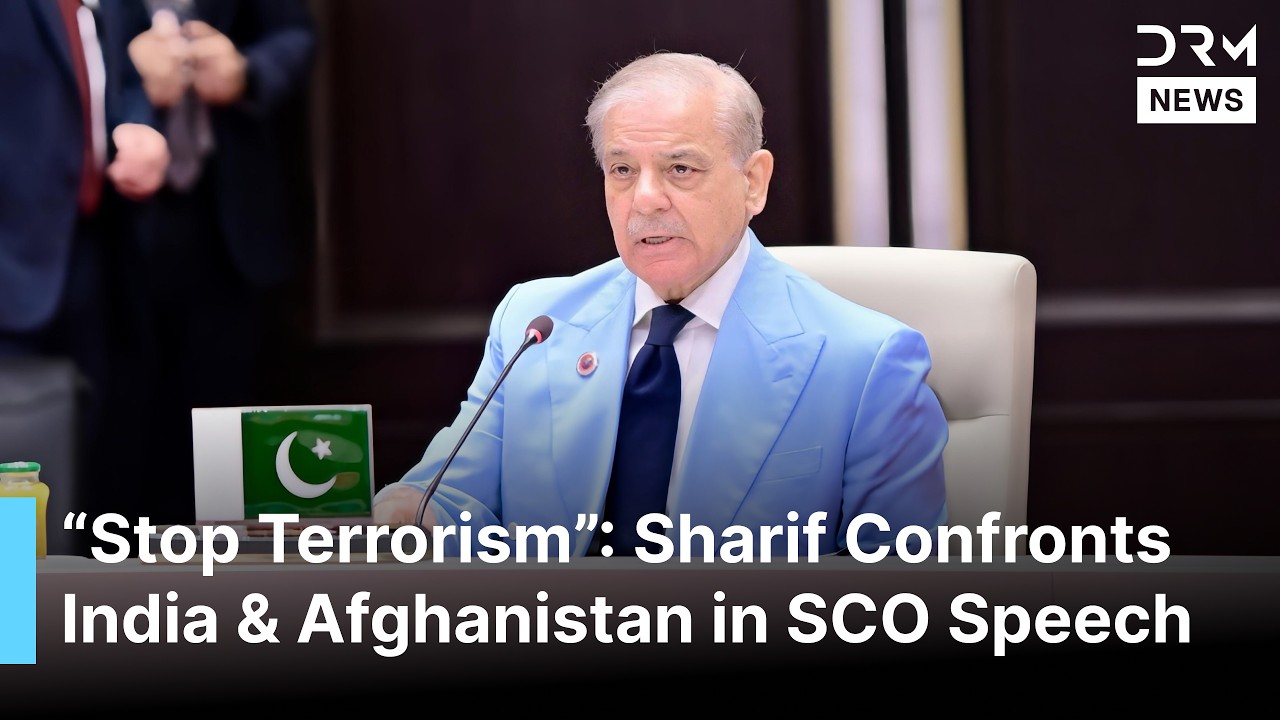 FULL REMARKS: Pakistan PM Sharif Confronts India & Afghanistan in Explosive SCO Summit Speech | AC1B