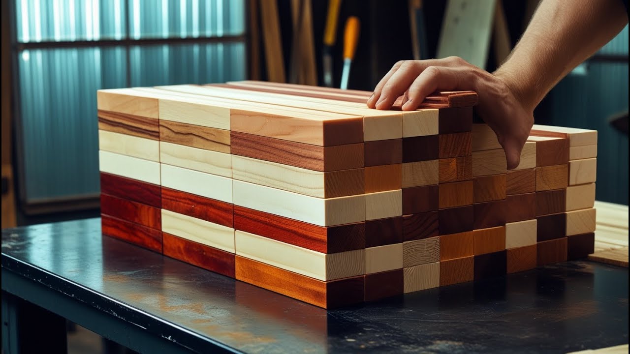 You Won't Believe This! Watch Burnt & Scrap Wood Become High-End Furniture - Mind-Boggling!