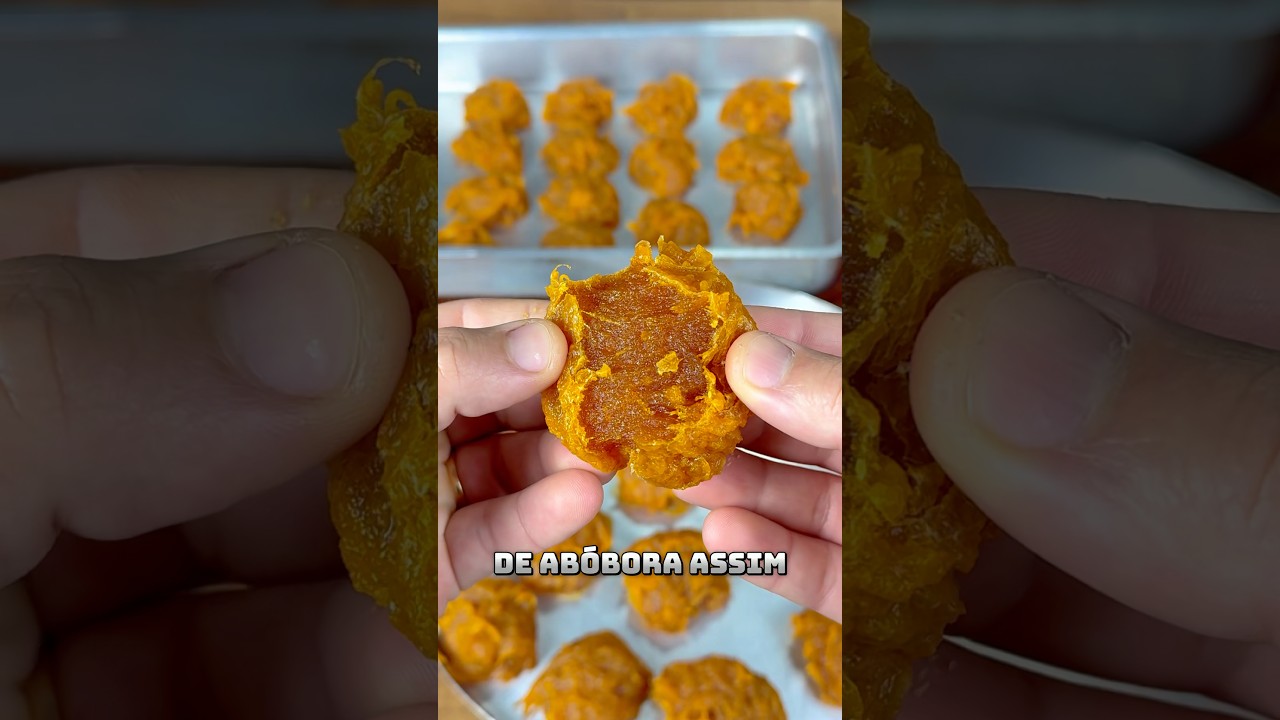 O melhor doce de ab&oacute;bora do Mundo 😋