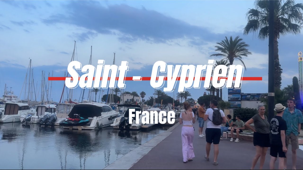 Walking in Saint - Cyprien / France / Yachts