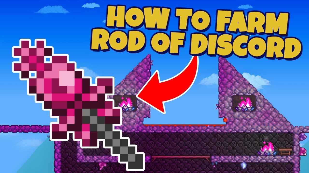 How to Farm Rod of Discord in Terraria