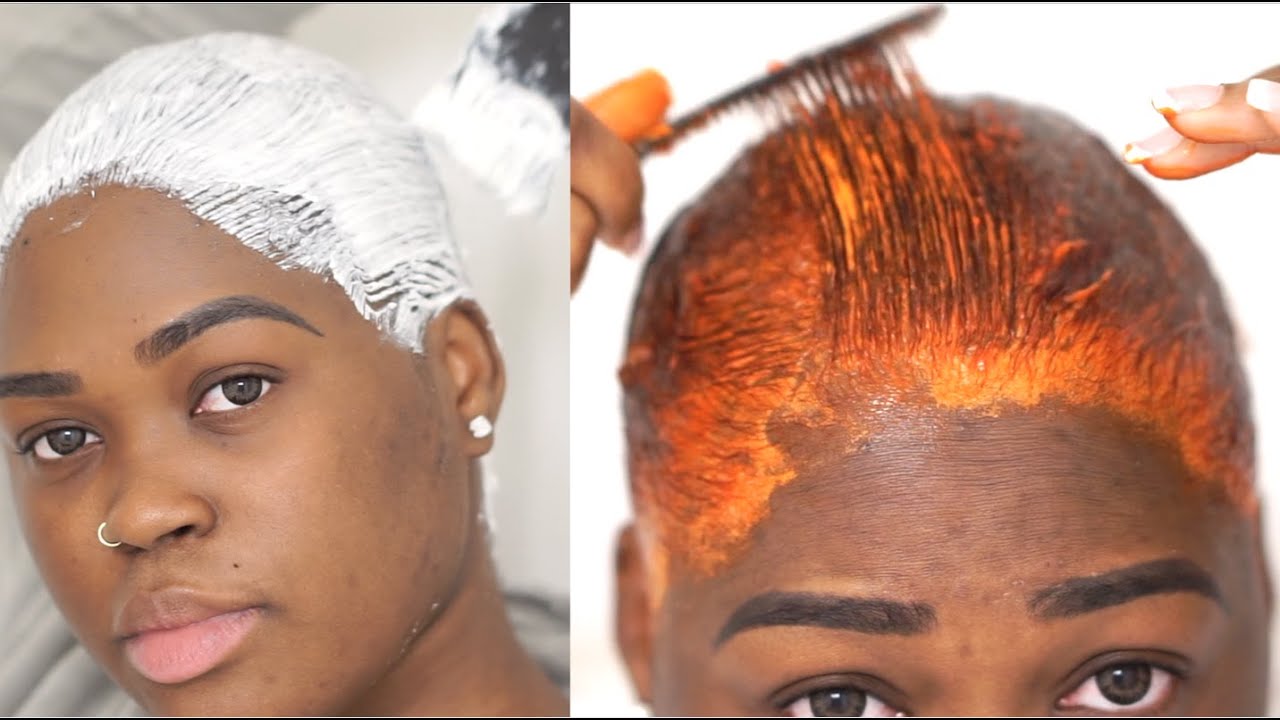 Relaxing & Coloring My Hair At The Same Time Plus A Shitty Finger Waves Lol