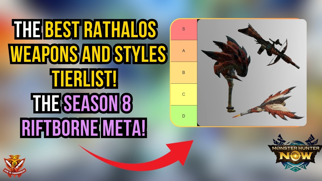 ЛУЧШИЙ УРОВЕНЬ ОРУЖИЯ И СТИЛЕЙ РАТАЛОСА! МЕТА 8 СЕЗОНА RIFTBORNE! l Monster Hunter Now
