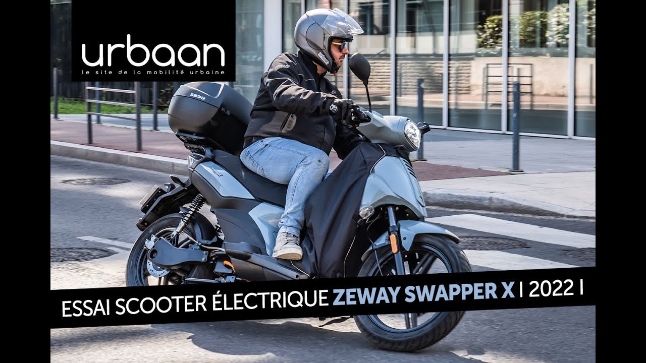 Essai scooter électrique Zeway SwapperX - 2022 - urbaanews
