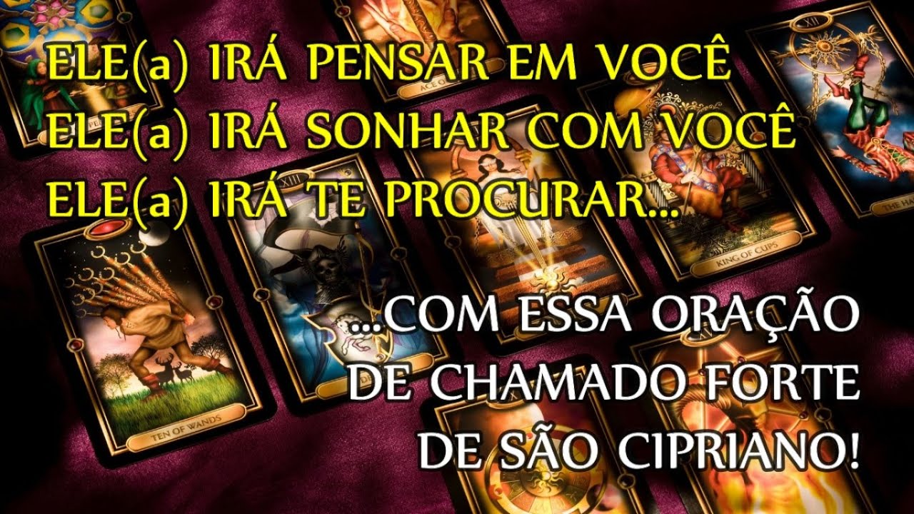 Oração de São Cipriano para não sair do pensamento dele   Chamado forte1