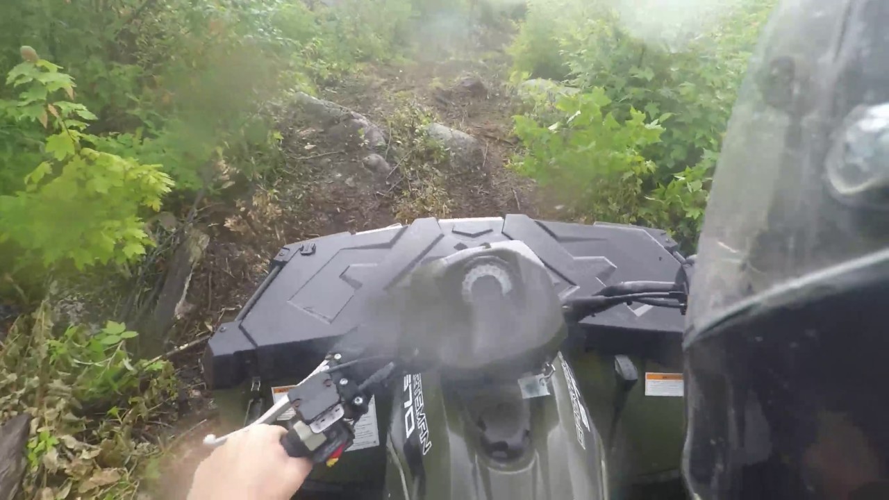 Sportsman 570 Traction Testing Mud Festival Obstacle Course
