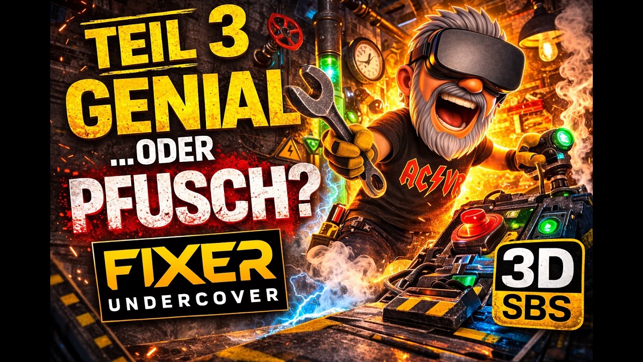 Fixer Undercover VR 🔧 Kantine & Küche Chaos | Escape Room Playthrough Teil 3 (3D SBS)