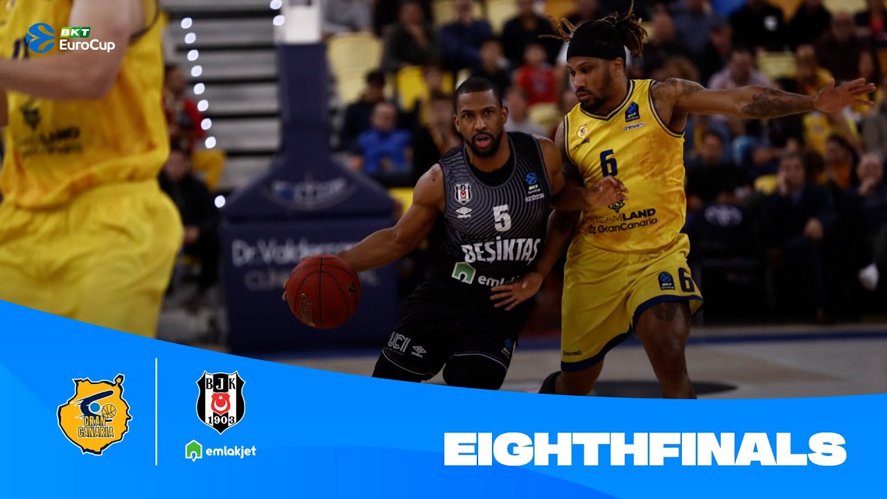 Dreamland Gran Canaria-Besiktas Emlakjet Istanbul | Eighthfinals Highlights | 2023-24 BKT EuroCup