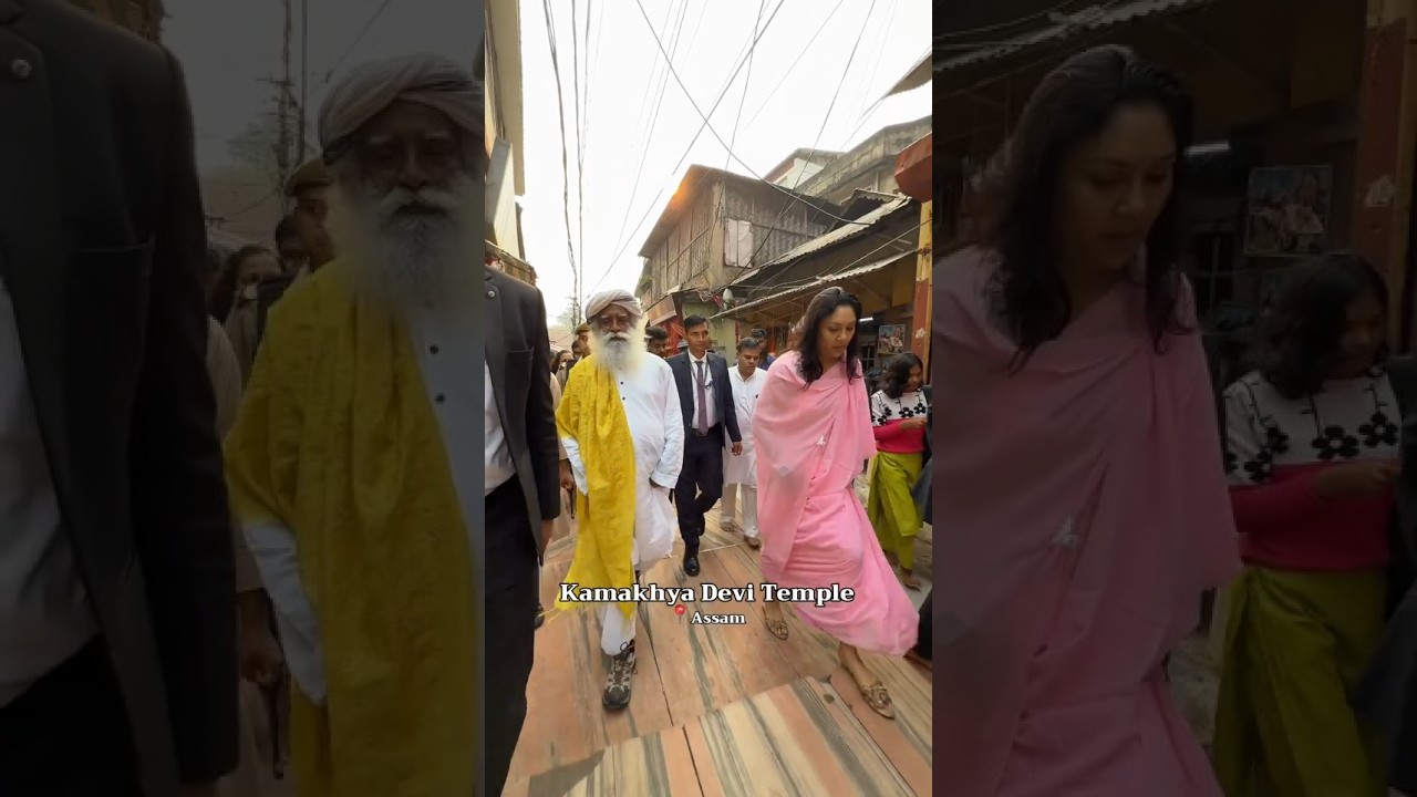 Sadhguru visits the Kamakhya Devi Temple in Assam &ndash; one of Bharat's sacred shakti sthalas.