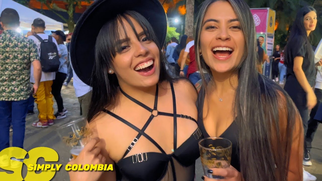 COLOMBIAN PARTY SCENE!! GERMAN BEER FESTIVAL IN MEDELLIN 2022 4K
