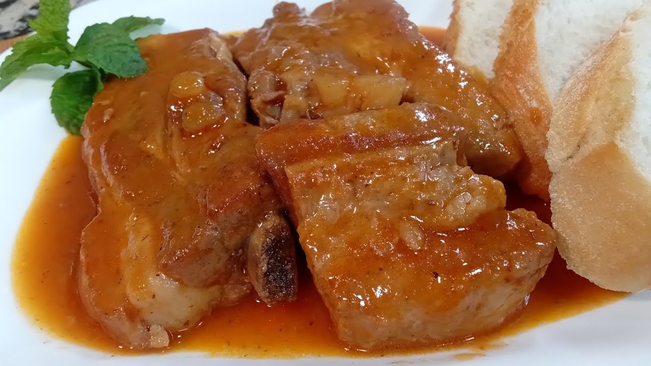 COSTILLAS DE CERDO super tiernas con una SALSA espectacular , te encantará su sabor