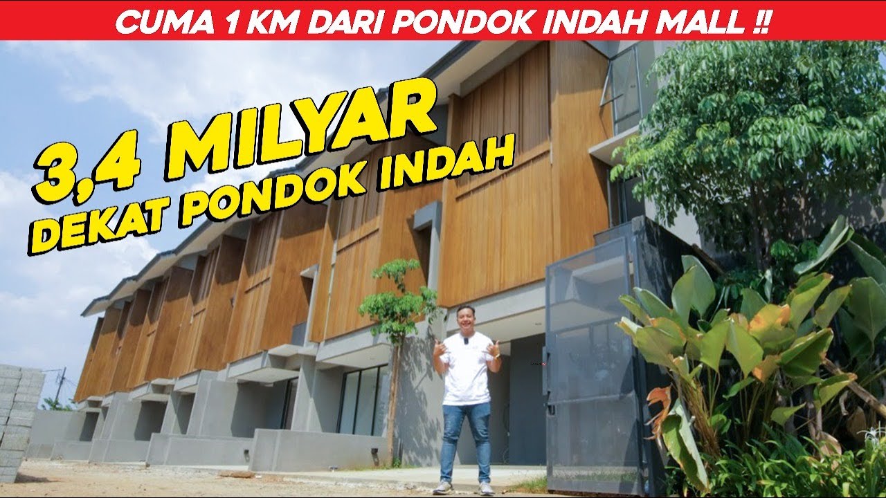🔴RUMAH DEKAT PONDOK INDAH MALL‼️ MURAH DAN ADA ROOFTOP-NYA‼️