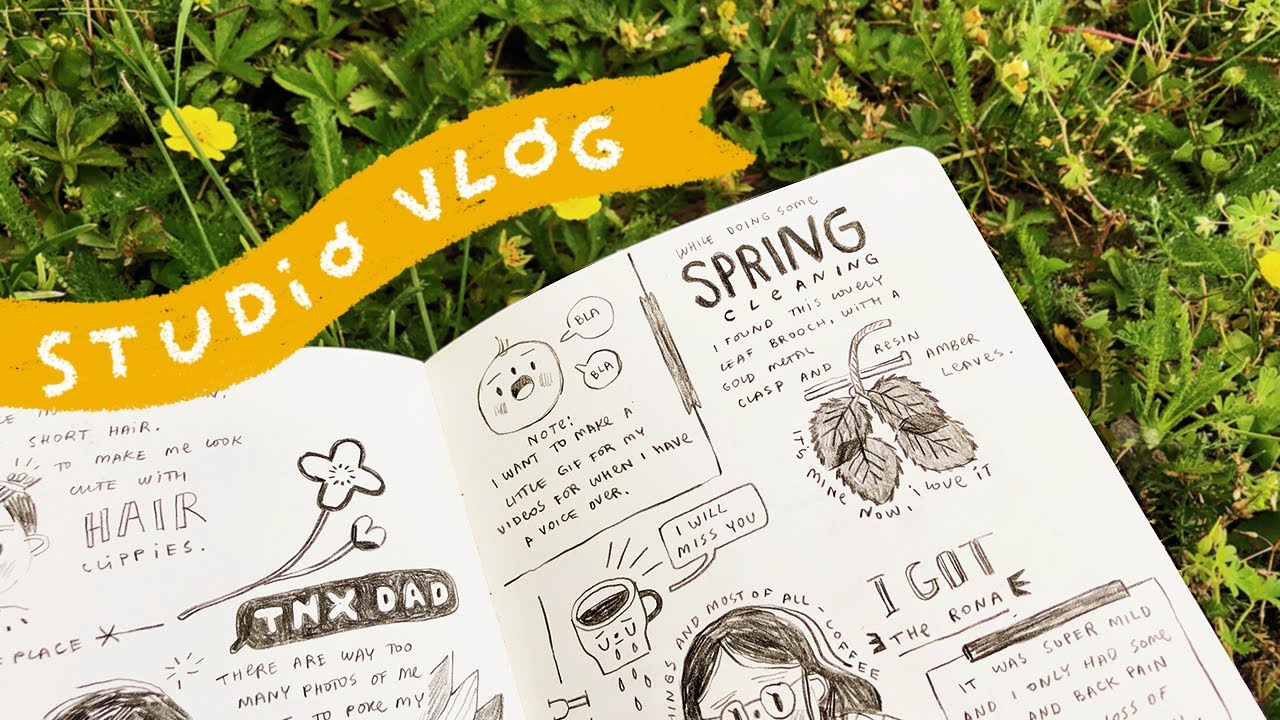 Let's Visual Journal! ✿ Studio Vlog