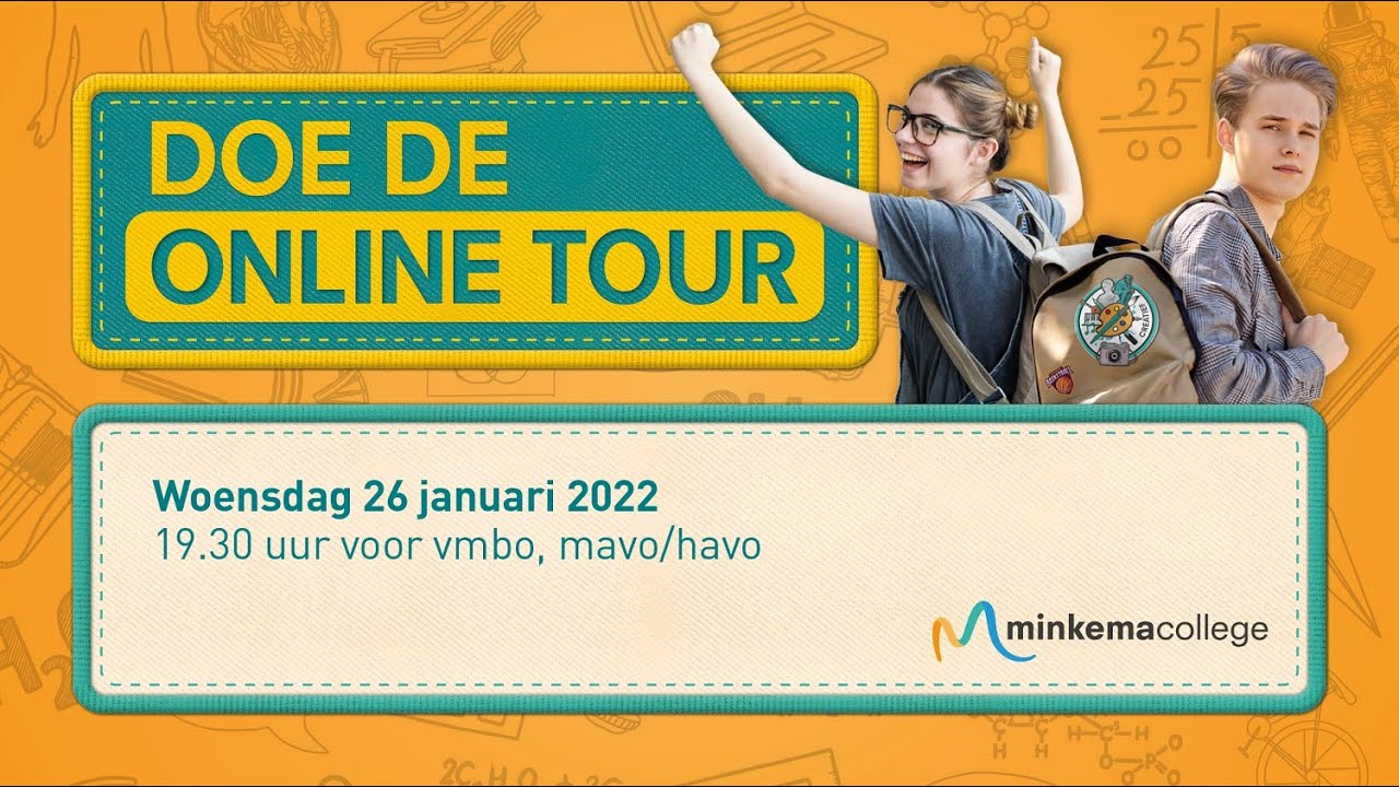 Online Tour Minkema College vmbo, mavo/havo