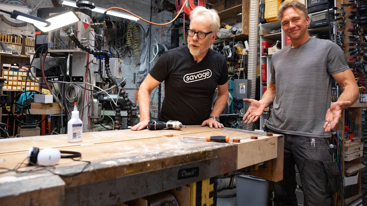 Taking Apart Adam Savage's Workbench!