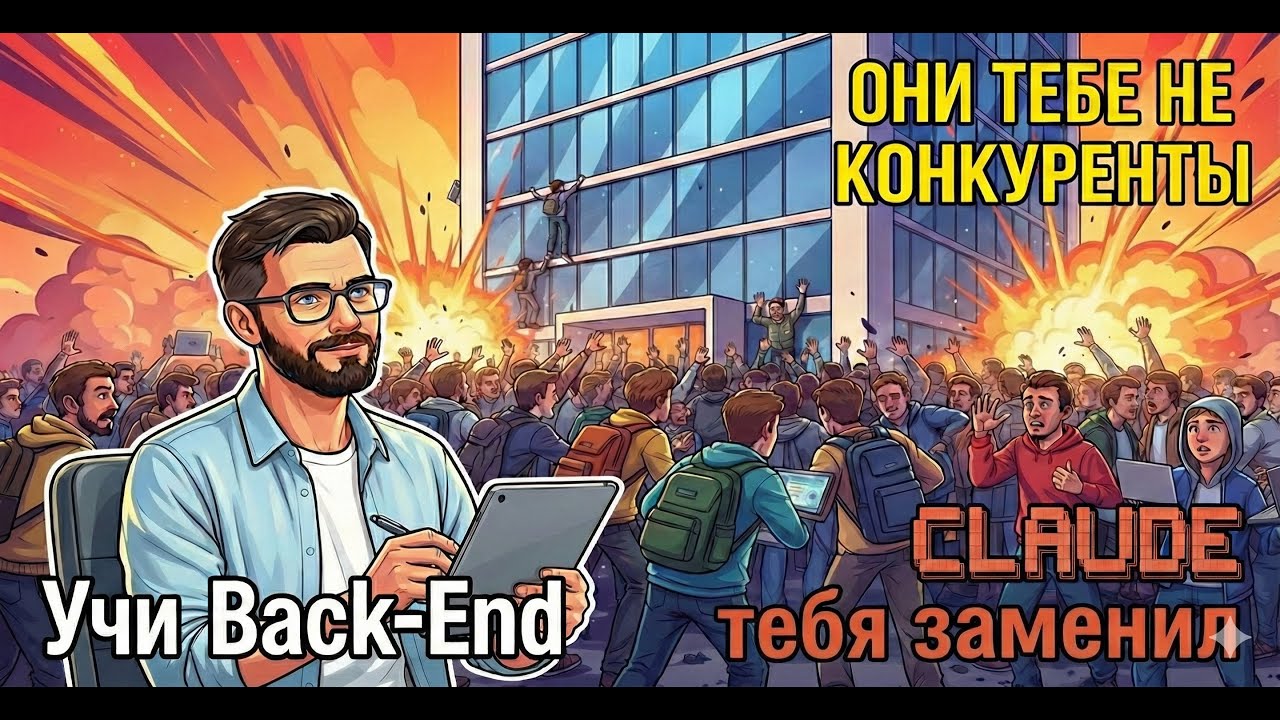 Почему ИИ заменяет front-end, но не back. Прособесим, чтобы не остаться без работы