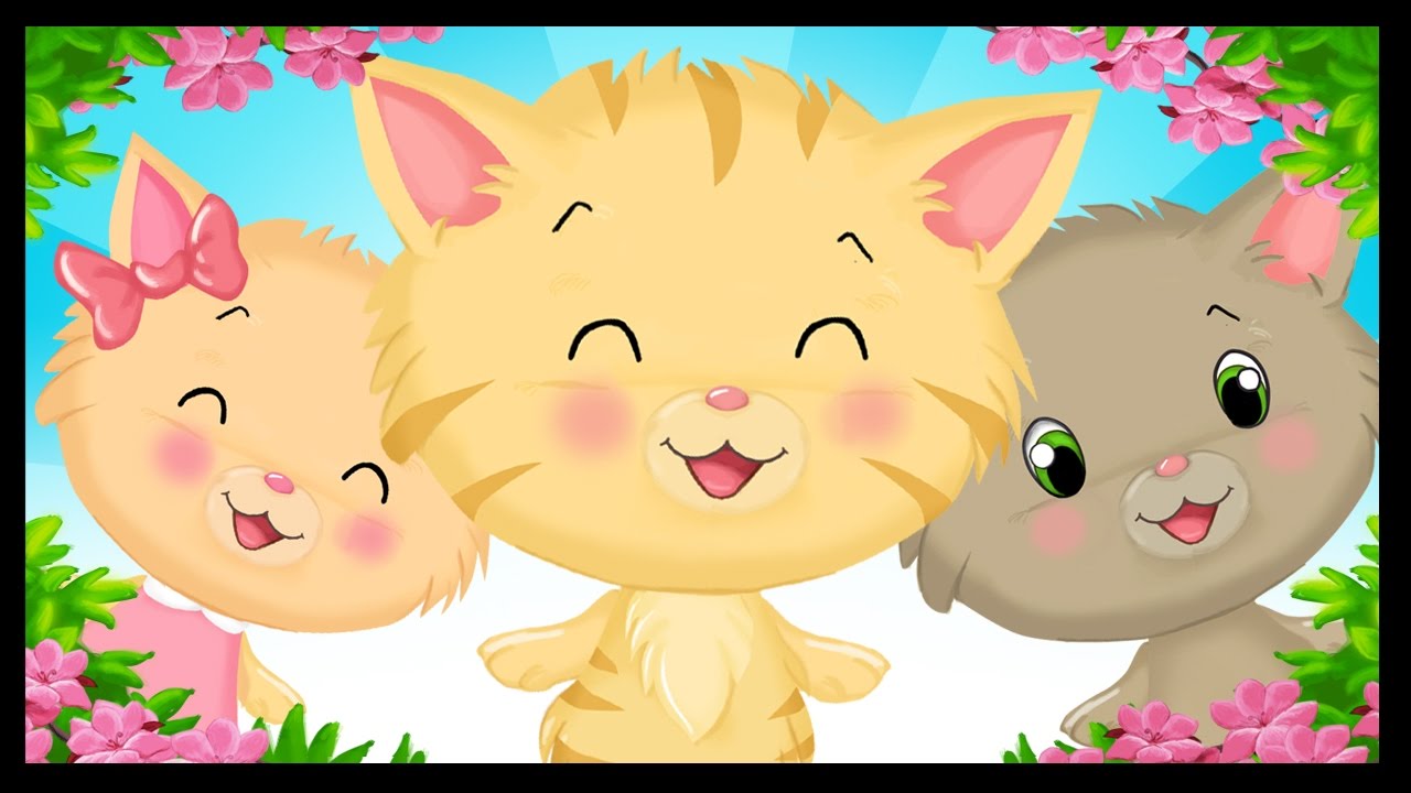 Trois petits chatons et leurs mitaines - Comptines anglaises en fran&ccedil;ais pour les enfants - Titounis