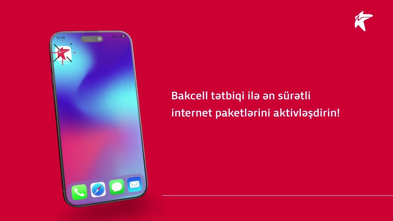 Bakcell tətbiqi ilə internet paketlərini aktivləşdirmək üçün video bələdçi