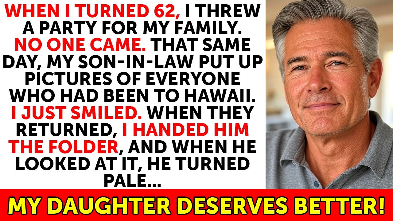 I Turned 62, I Wanted to Celebrate with My Family, But No One Came to Party. That Same Day, my SIL..