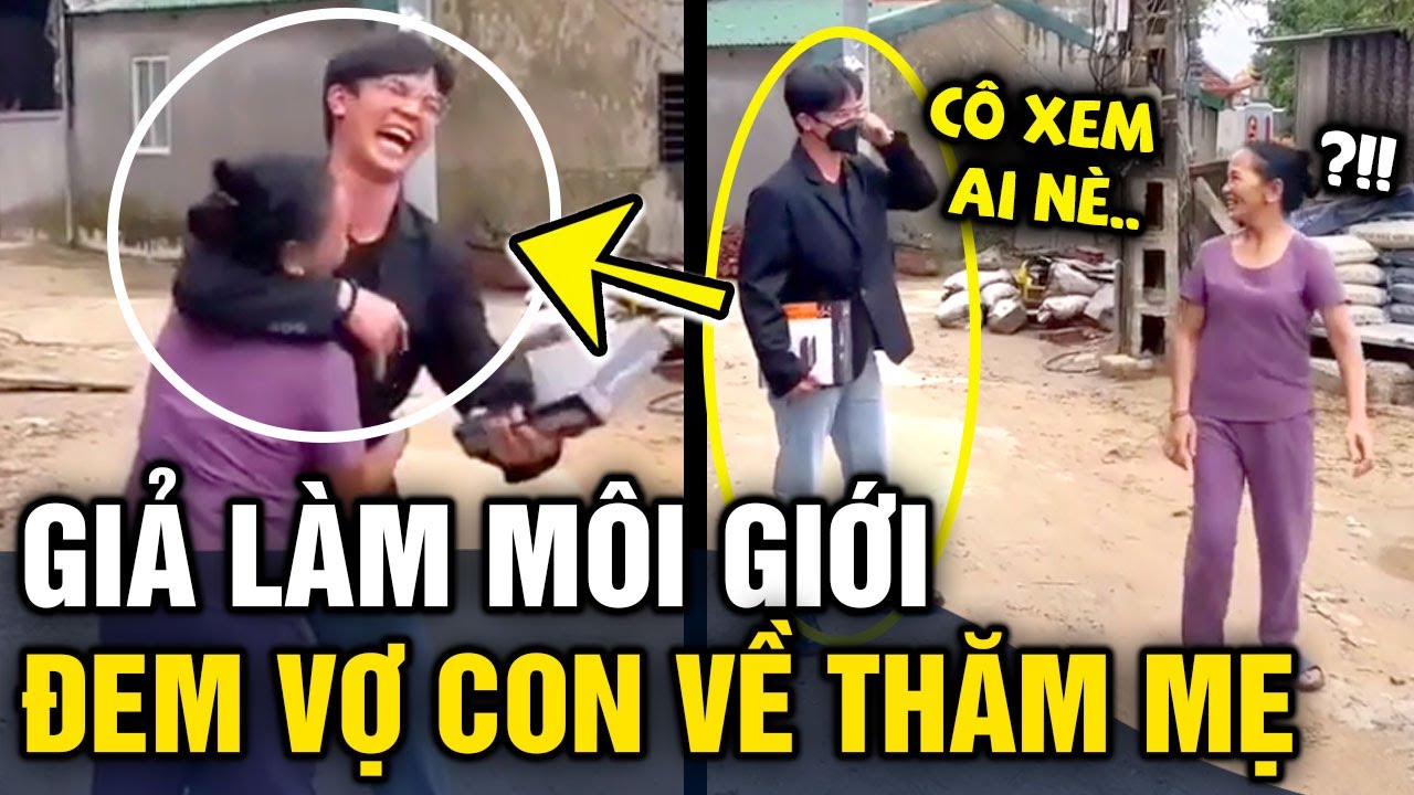 5 năm xa xứ, con trai 'GIẢ LÀM MÔI GIỚI' về thăm mẹ và cái kết 'VỠ ÒA' | Tin 3 Phút