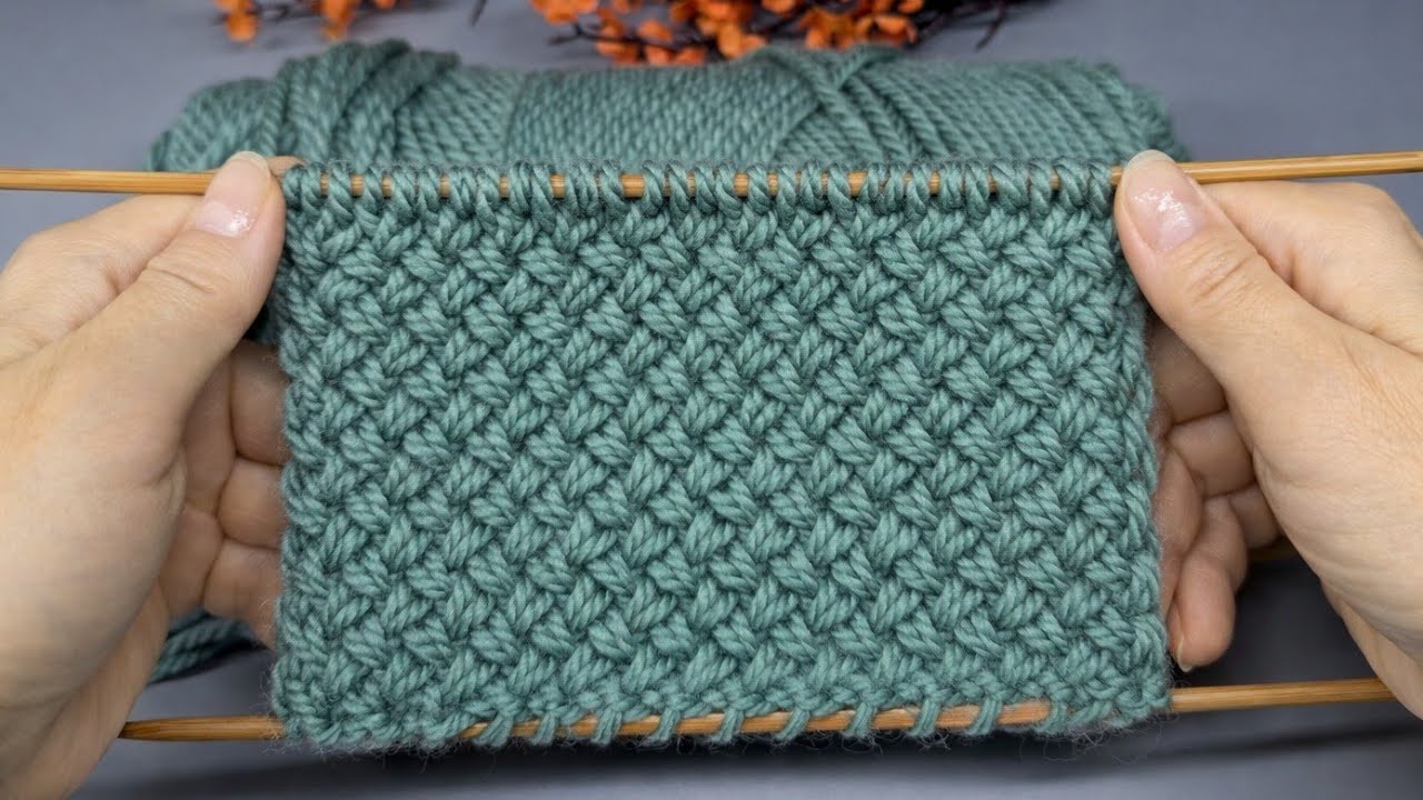 My Favorite Tweed Stitch Knitting Tutorial | Step by Step 🧶