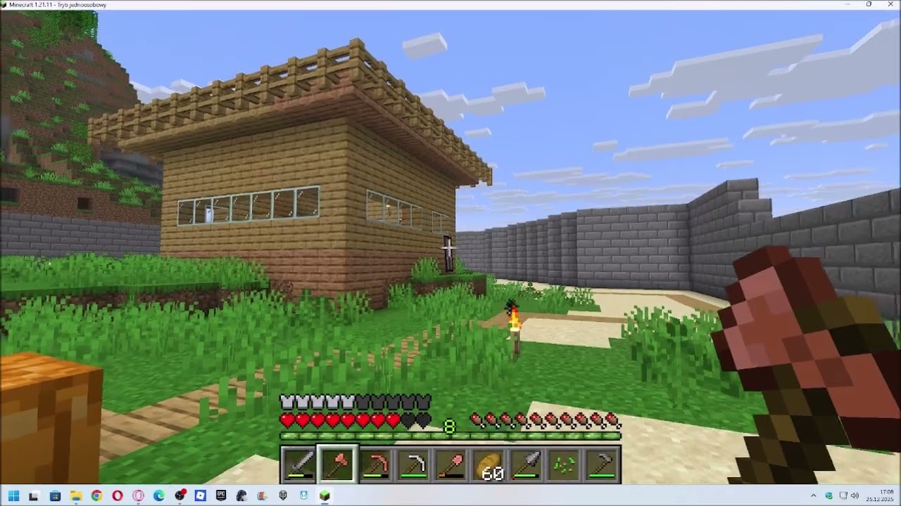 9 etap i ukończenie fortyfikacji bazy na 100 proc i planowane budowanie pastwiska Minecraft #9