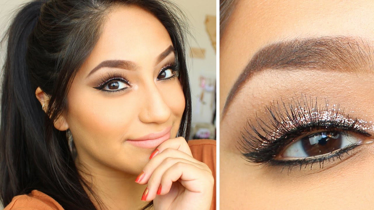 Golden Glitter Eye Makeup Tutorial (REQUESTED)