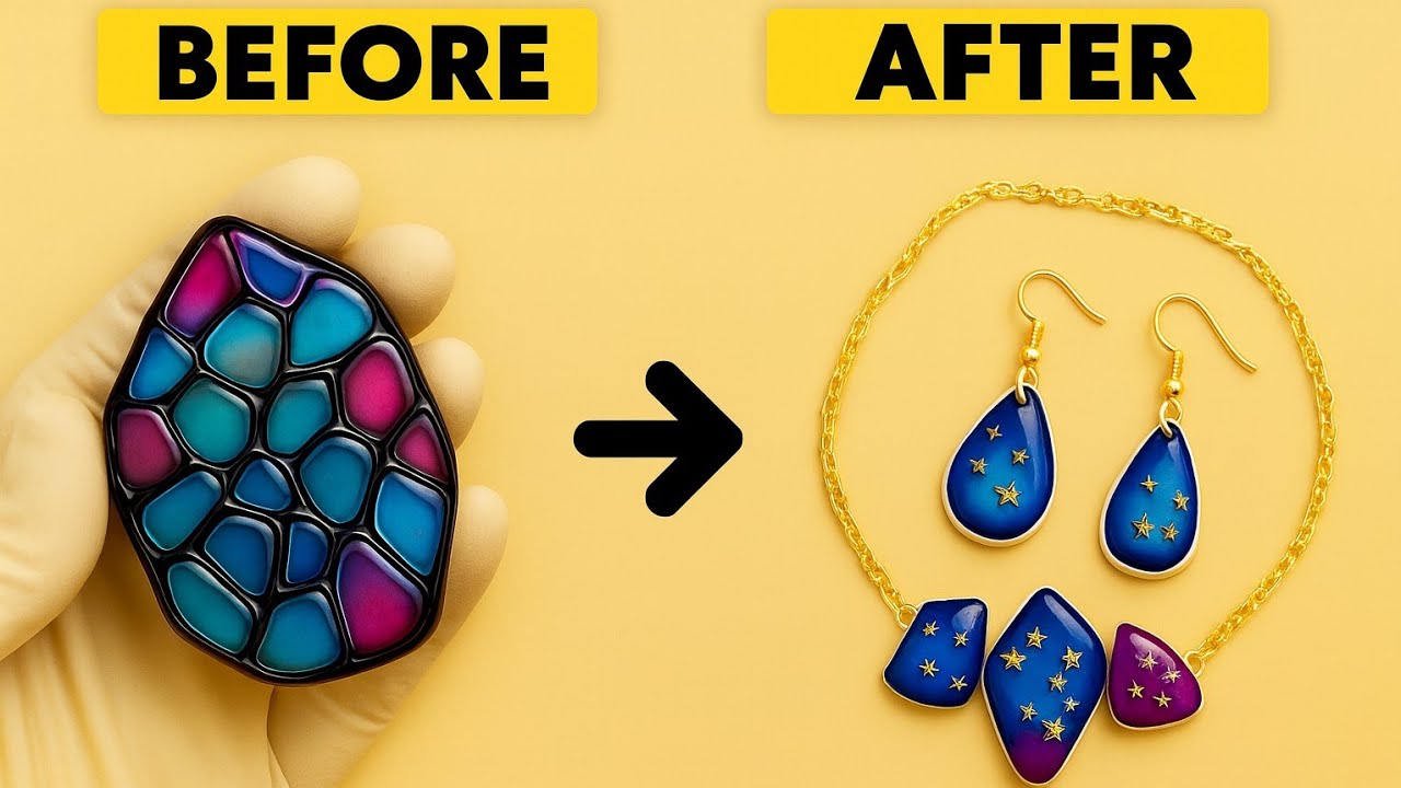Turn This Into Stunning Resin Jewelry! ✨ UV Resin Transformation