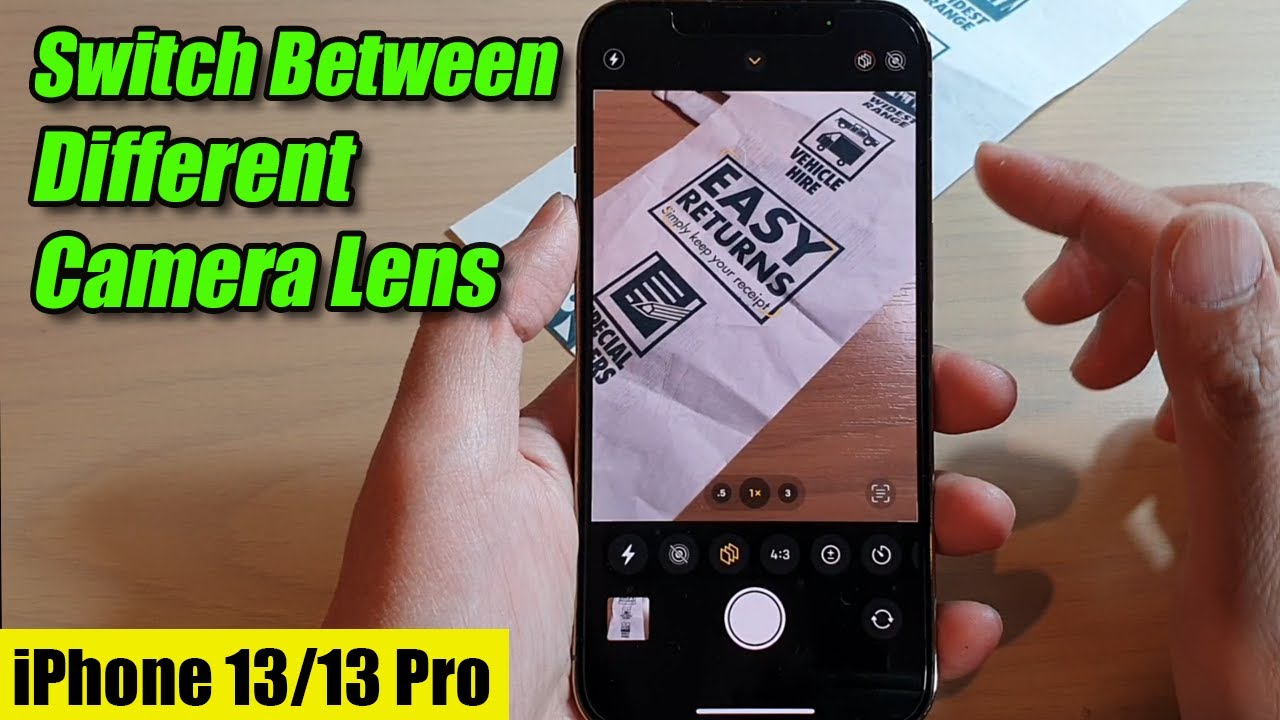 iPhone 13/13 Pro: How to Switch Between Different Camera Lens