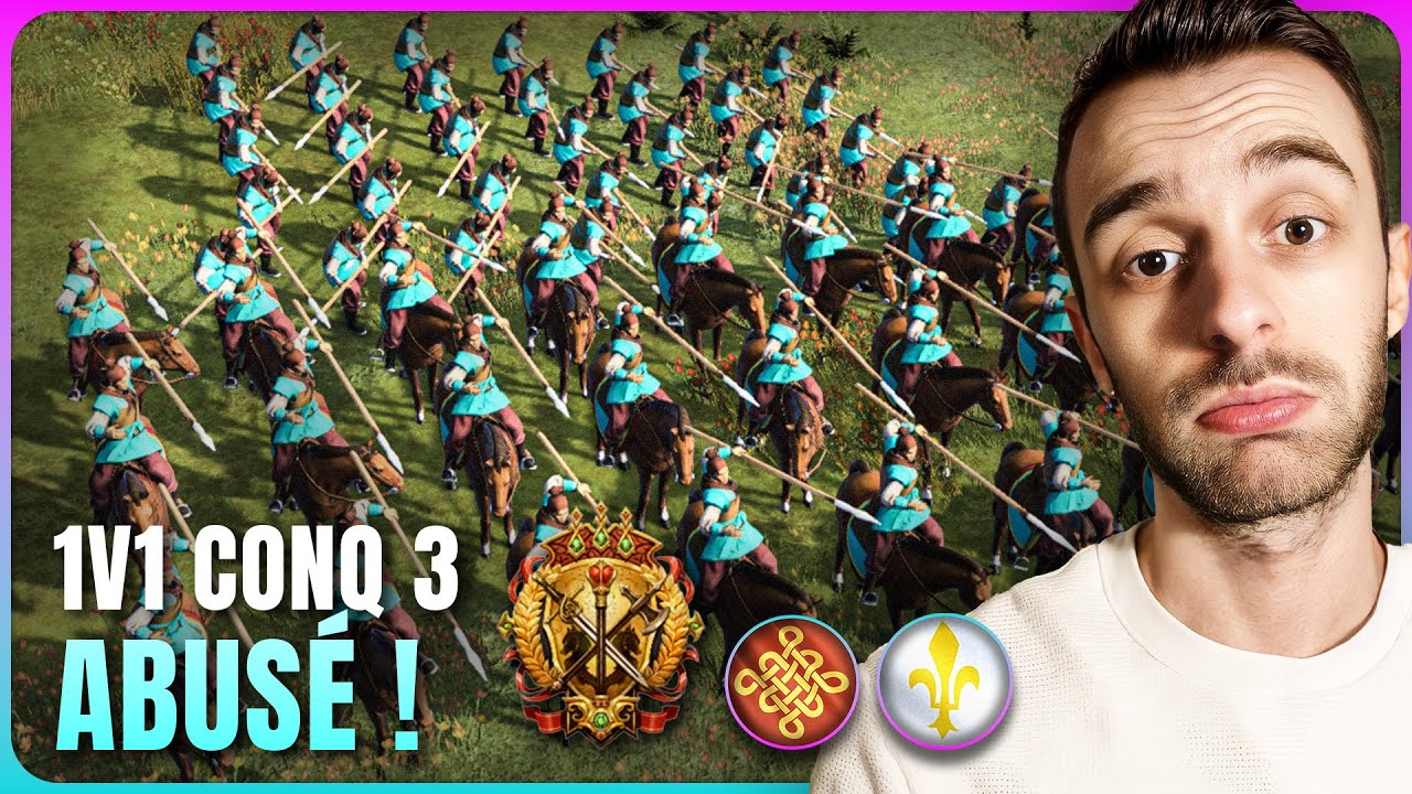 Chinois est INSUPPORTABLE (Je ne peux rien faire). Gameplay 1v1 Conq AOE 4
