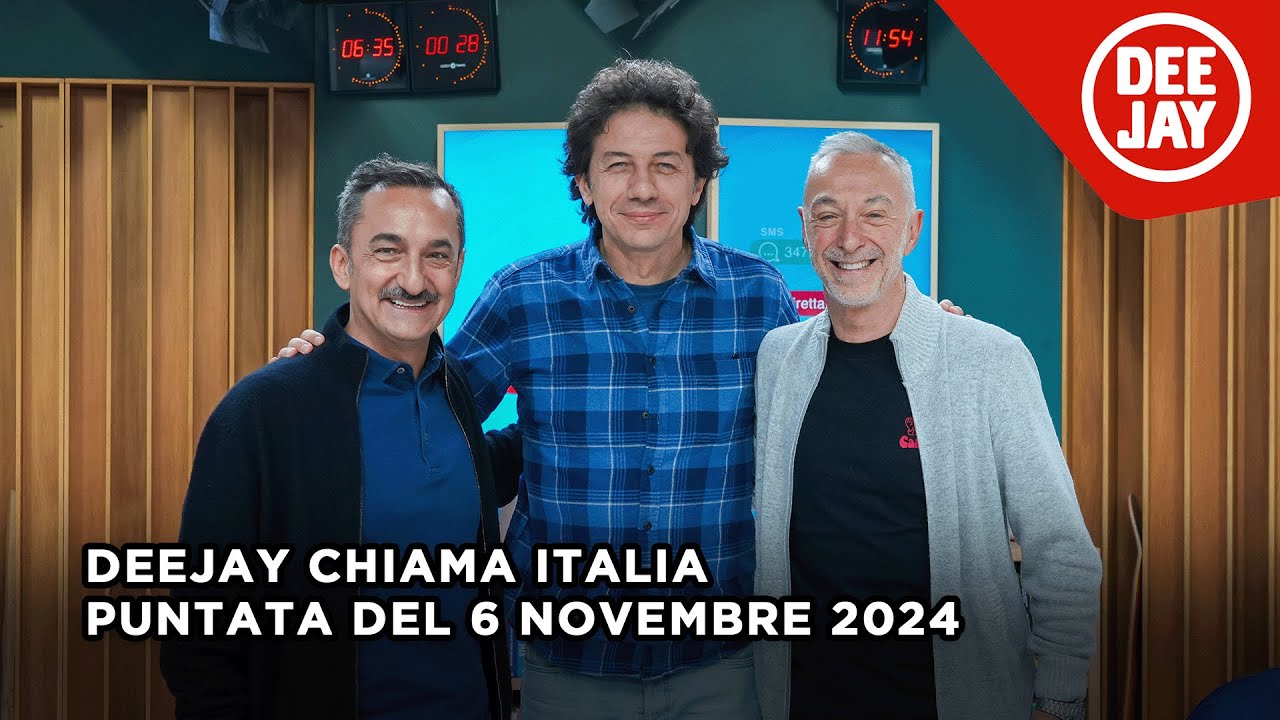Deejay Chiama Italia - Puntata del 6 novembre 2024 / Ospite Marco Cappato