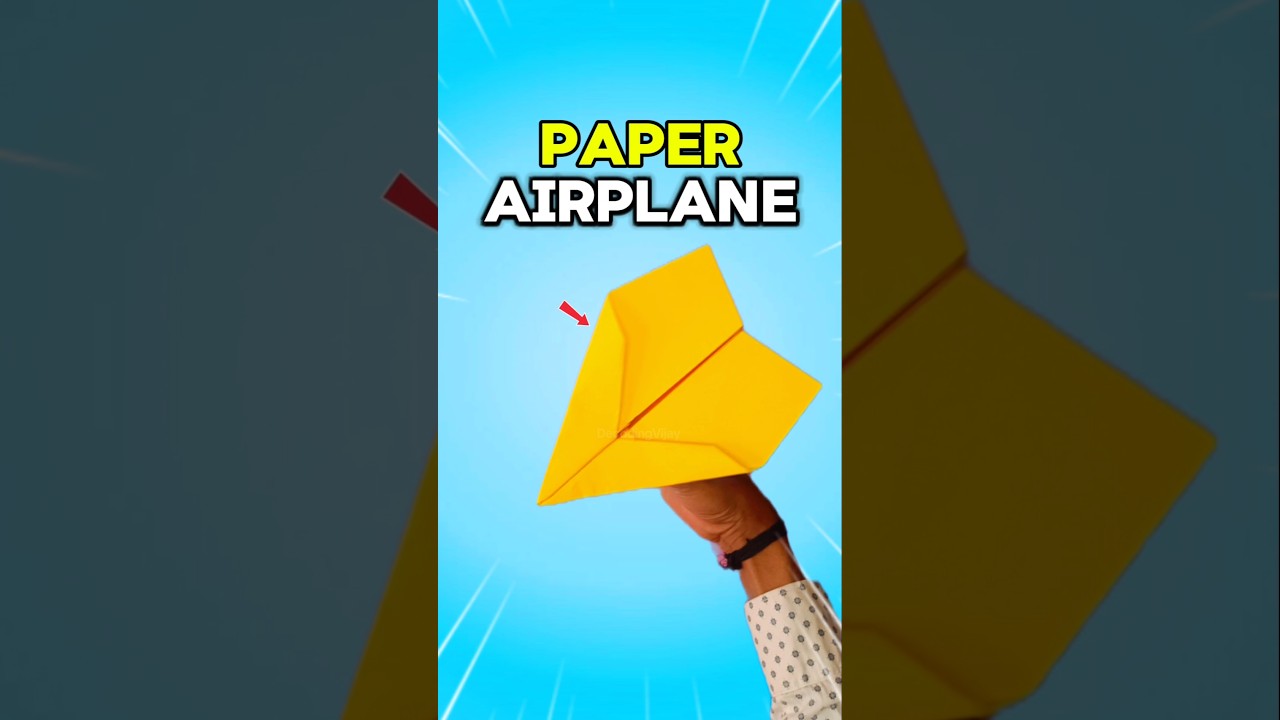 How to make paper Airplane ✈️ 🤩 amezing paper craft ideas #shorts