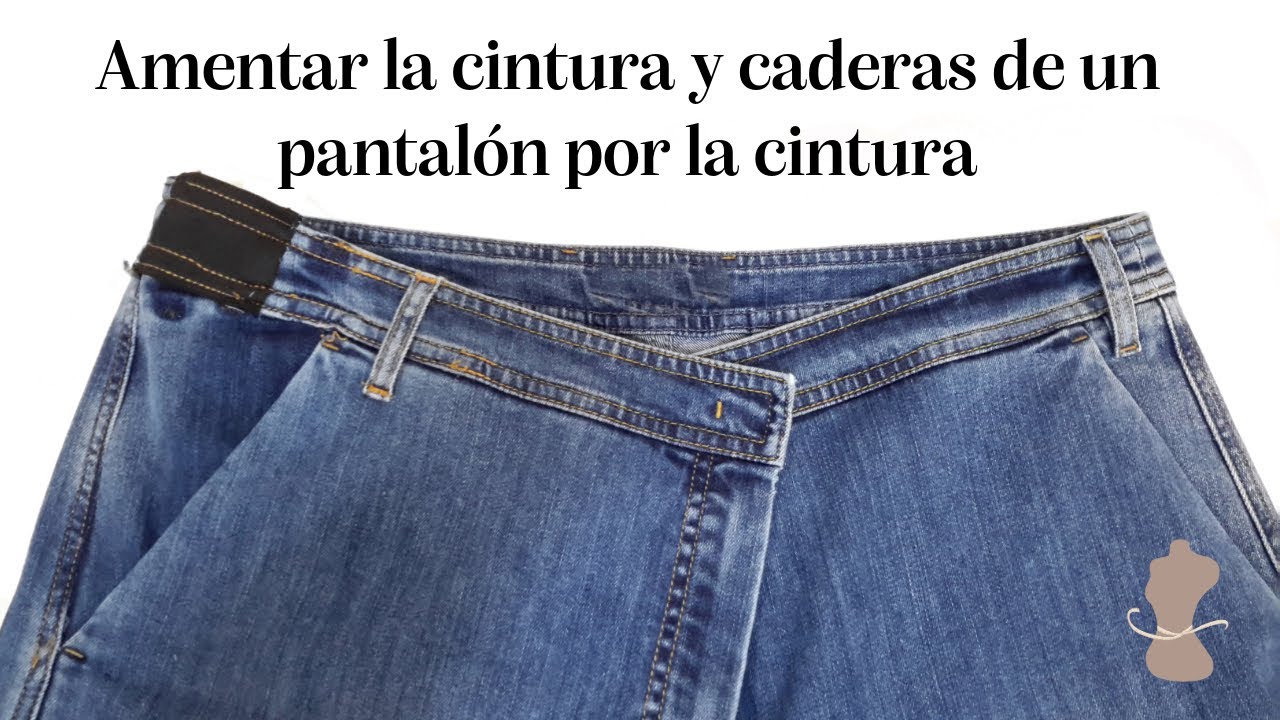 Aumenta la cintura y caderas de un pantalón por el bolsillo