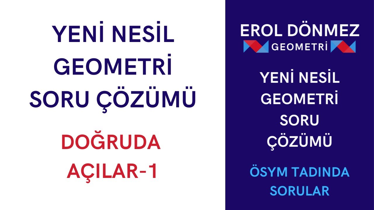 Doğruda Açılar Yeni Nesil Soru Çözümü-1