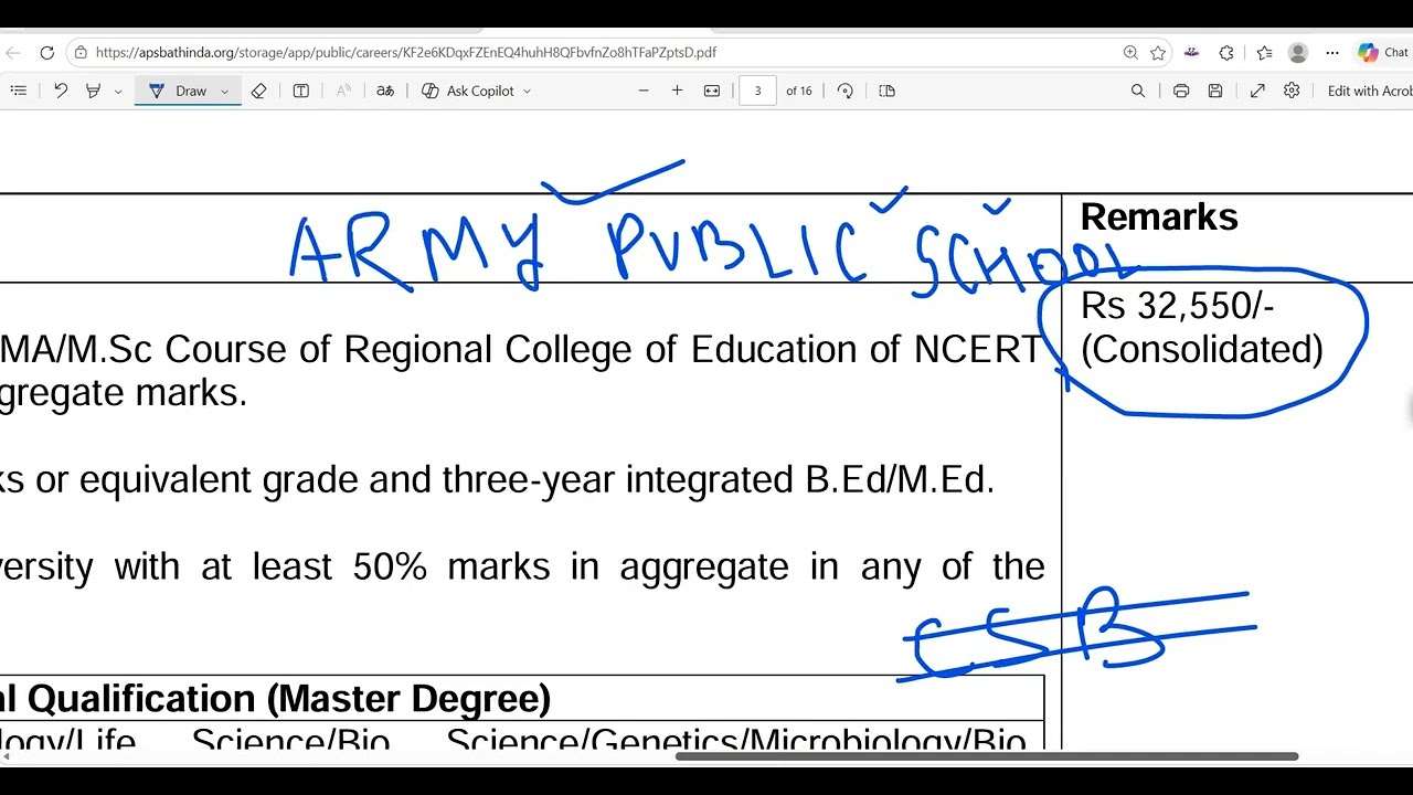 SALARY 32550 Rs, ARMY PUBLIC SCHOOL TEACHERS VACANCY 2026
