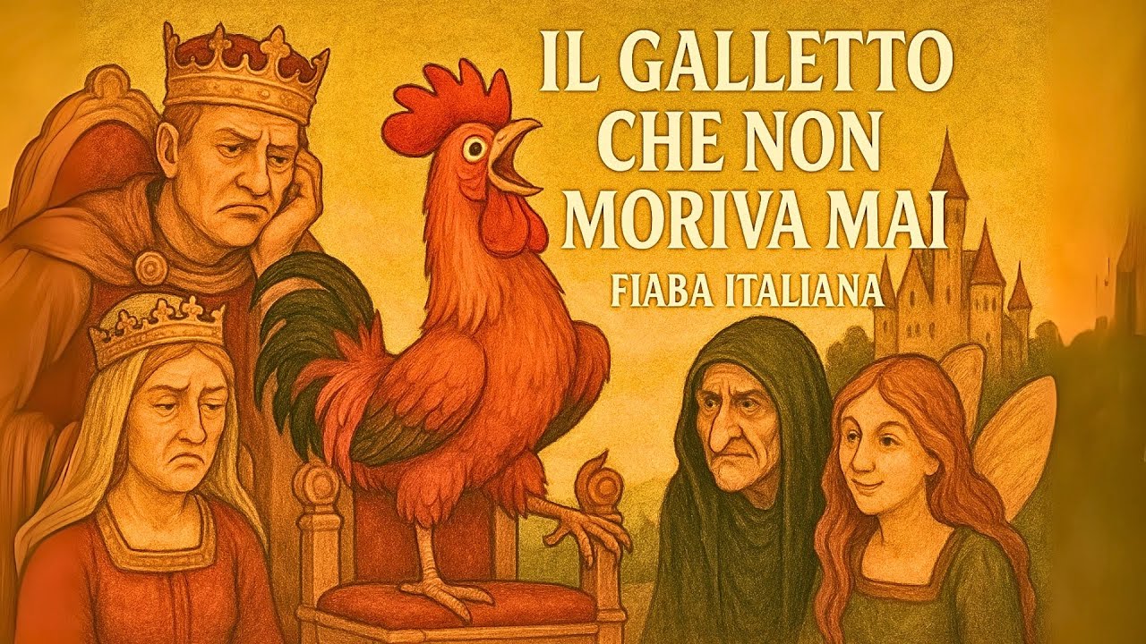 IL GALLETTO CHE NON MORIVA MAI   Fiaba italiana tradizionale
