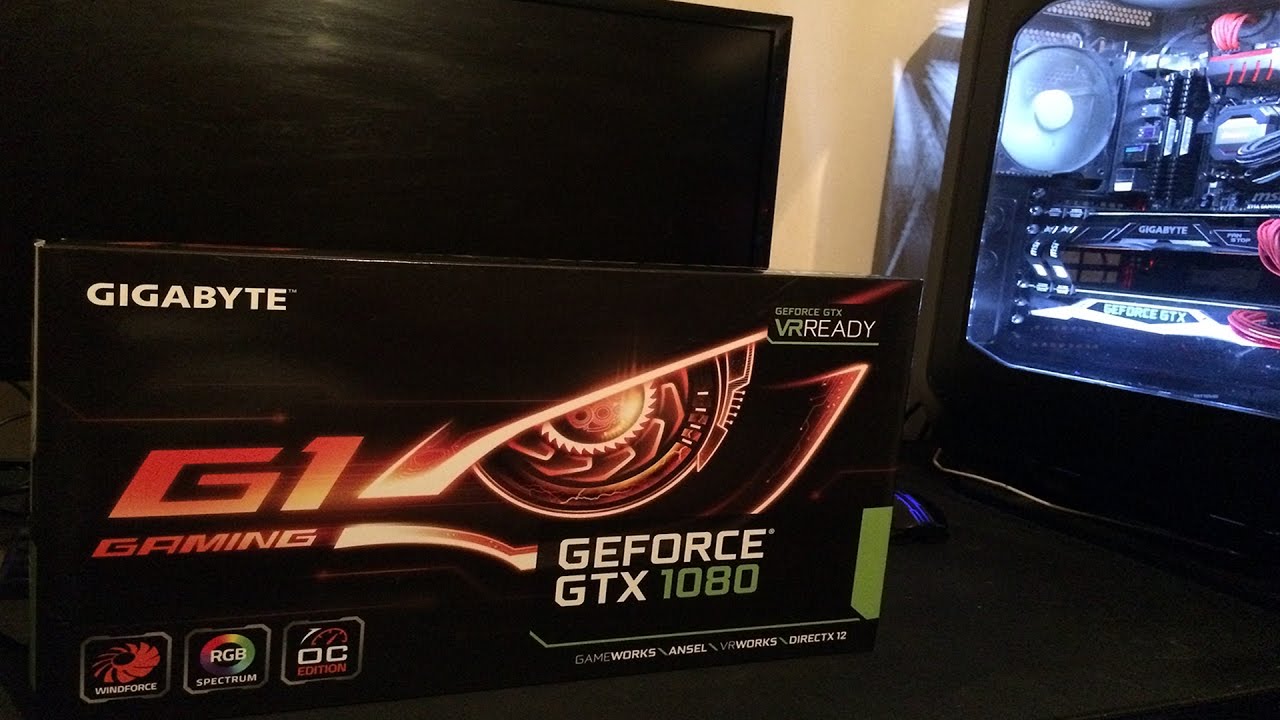 Gigabyte NVIDIA GTX 1080 G1 Gaming Unboxing