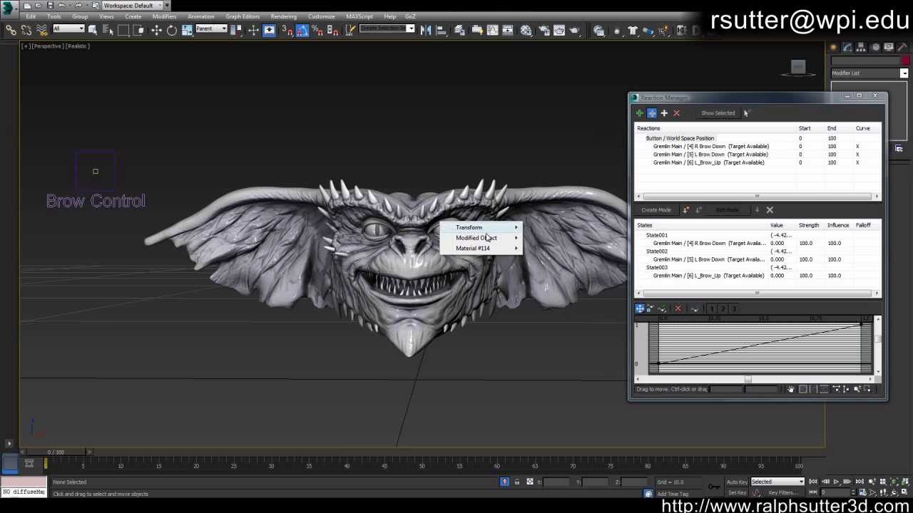 Rigging for Characters in 3ds MAX - Facial Morphs and Spline UI  (Part 1 of 2)