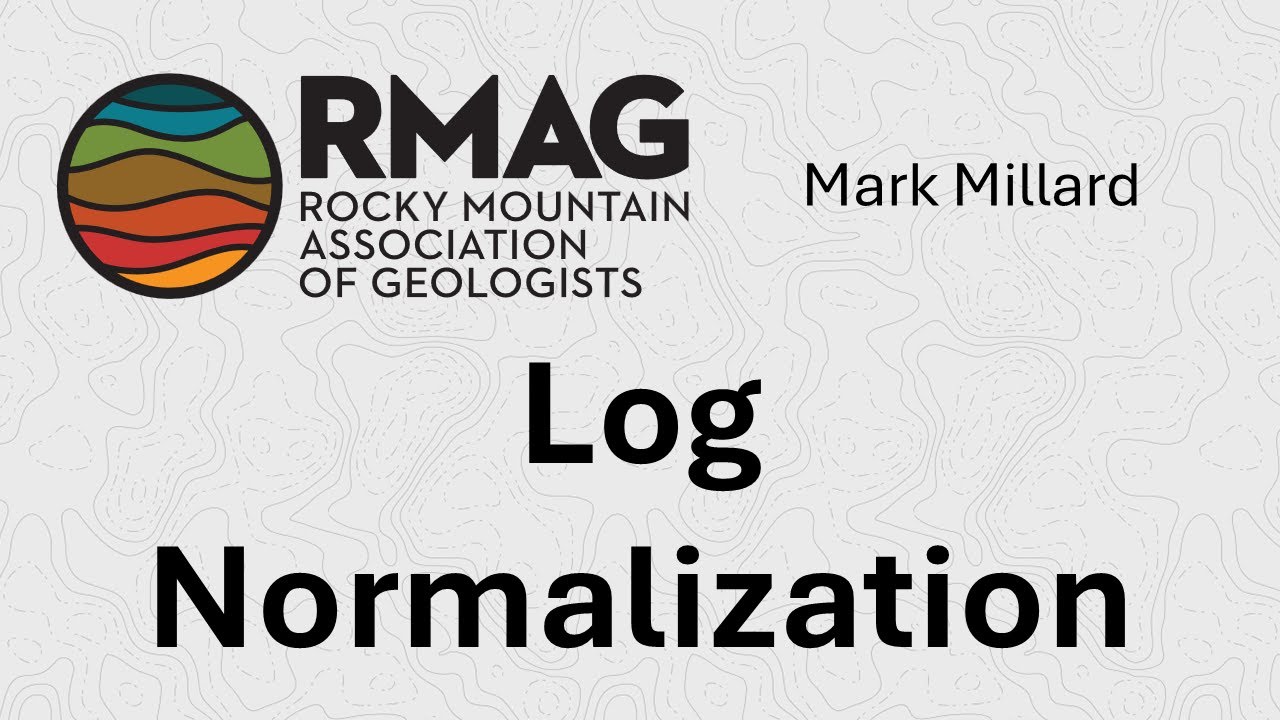 RMAG Luncheon, June 2020: Log Normalization by Mark Millard