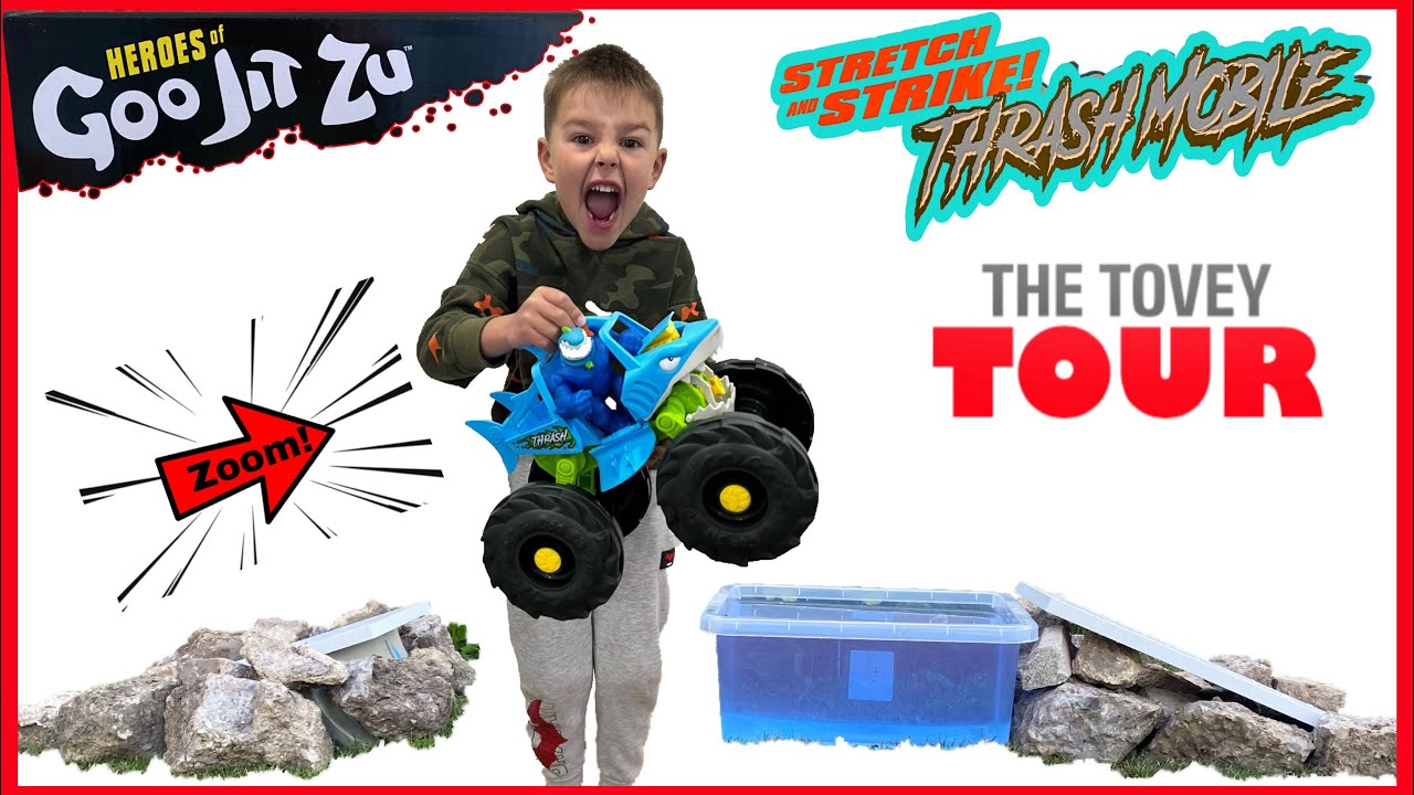 Heroes of Goo Jit Zu Thrash Mobile and exclusive Thrash race Suit
