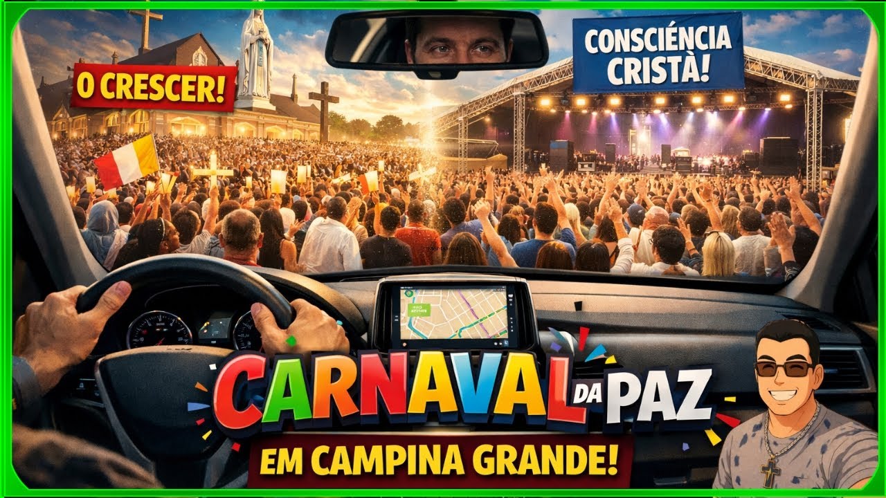 AO VIVO IRL 🙏🏻 UBER NO CARNAVAL DA PAZ EM CAMPINA GRANDE PB