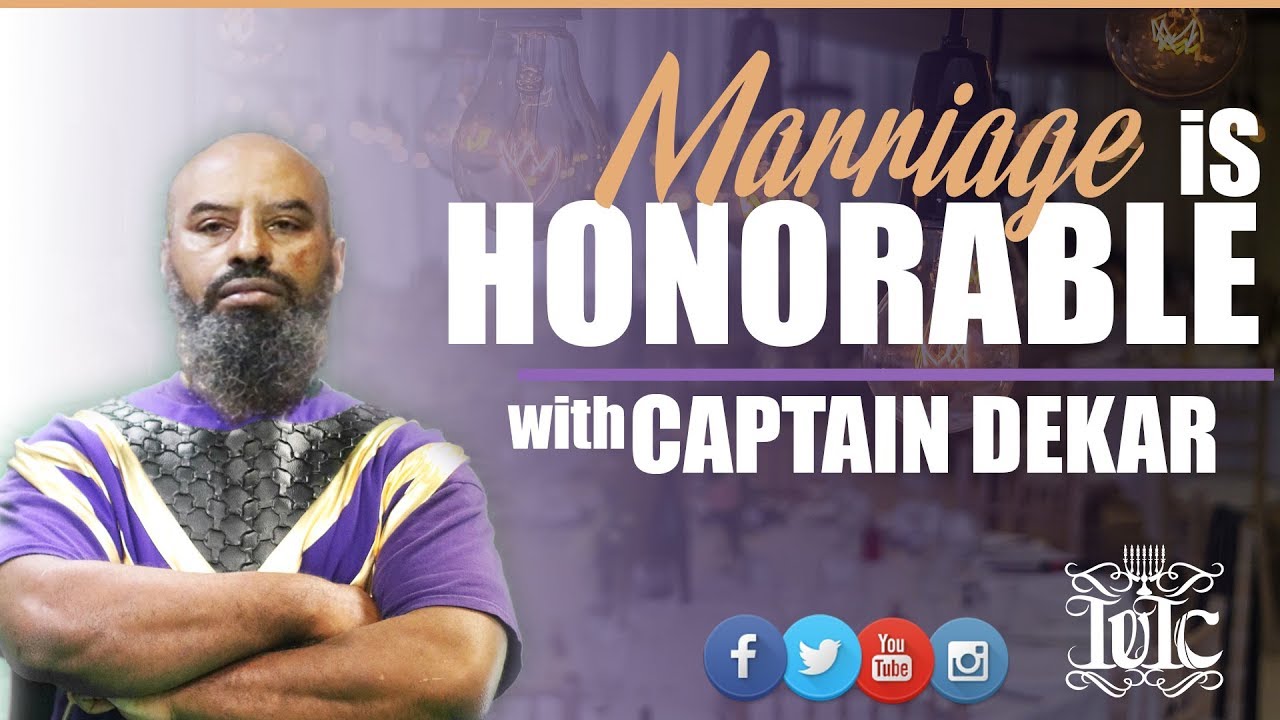 The Israelites: 15 Minutes With The Captains: Marriage Is Honorable